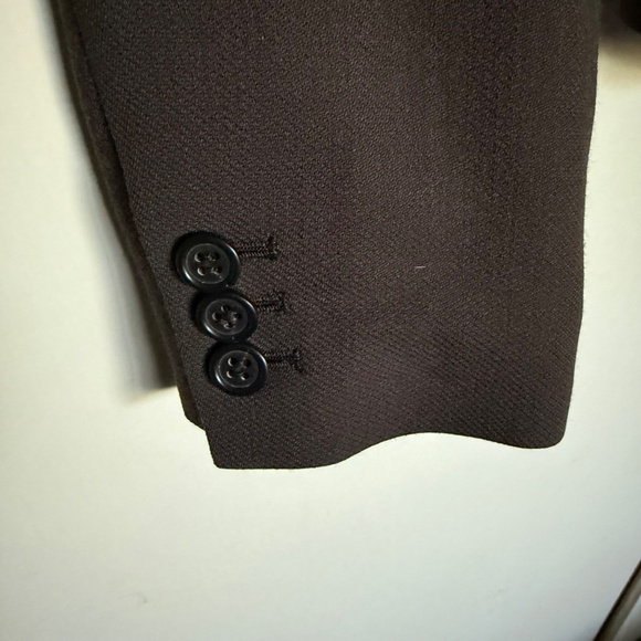 J. Crew Brown 100% Wool Blazer 2 button Size 10 Tall Corpcore‎ Career - Picture 7 of 11